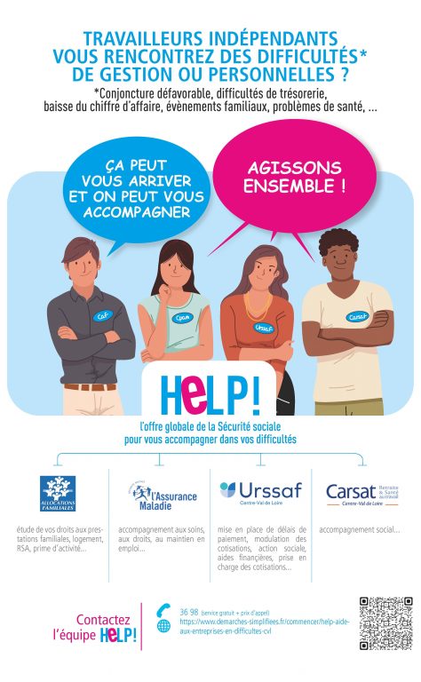 Flyer de présentation de l'offre de service HELP