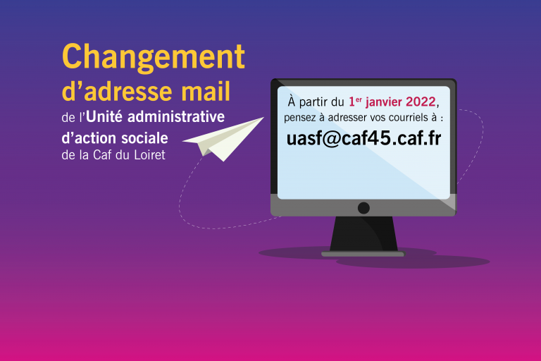 Changement d’adresse mail Action sociale _Plan de travail 1